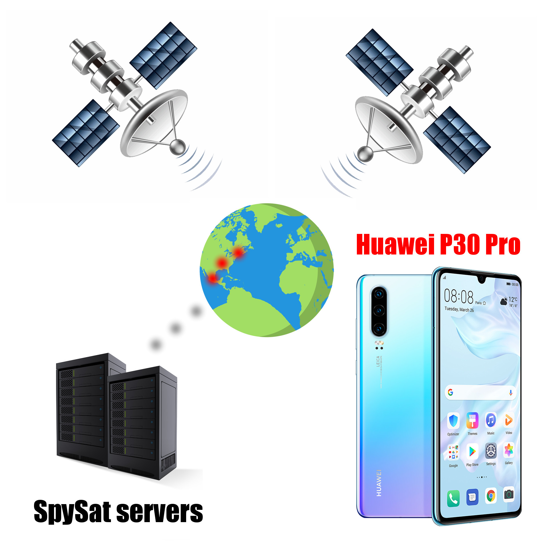 Самый большой gps рисунок huawei